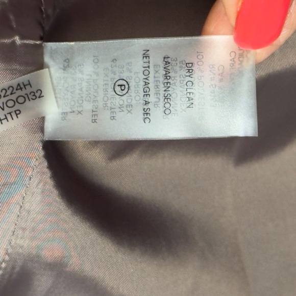 Calvin Klein Petite Single Button Brown Blazer Size 12P - Picture 5 of 13